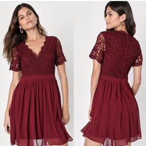 LULUS  Angels in Disguise Skater Dress
